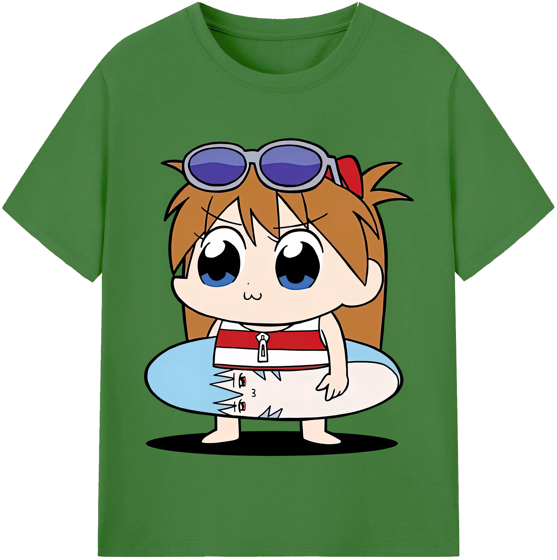 （画像用） EVA 新世紀エヴァンゲリオン レディースカジュアルプリントTシャツ（綿100％）